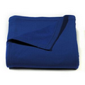 Royal Blue Sweatshirt Jersey Fleece Blanket